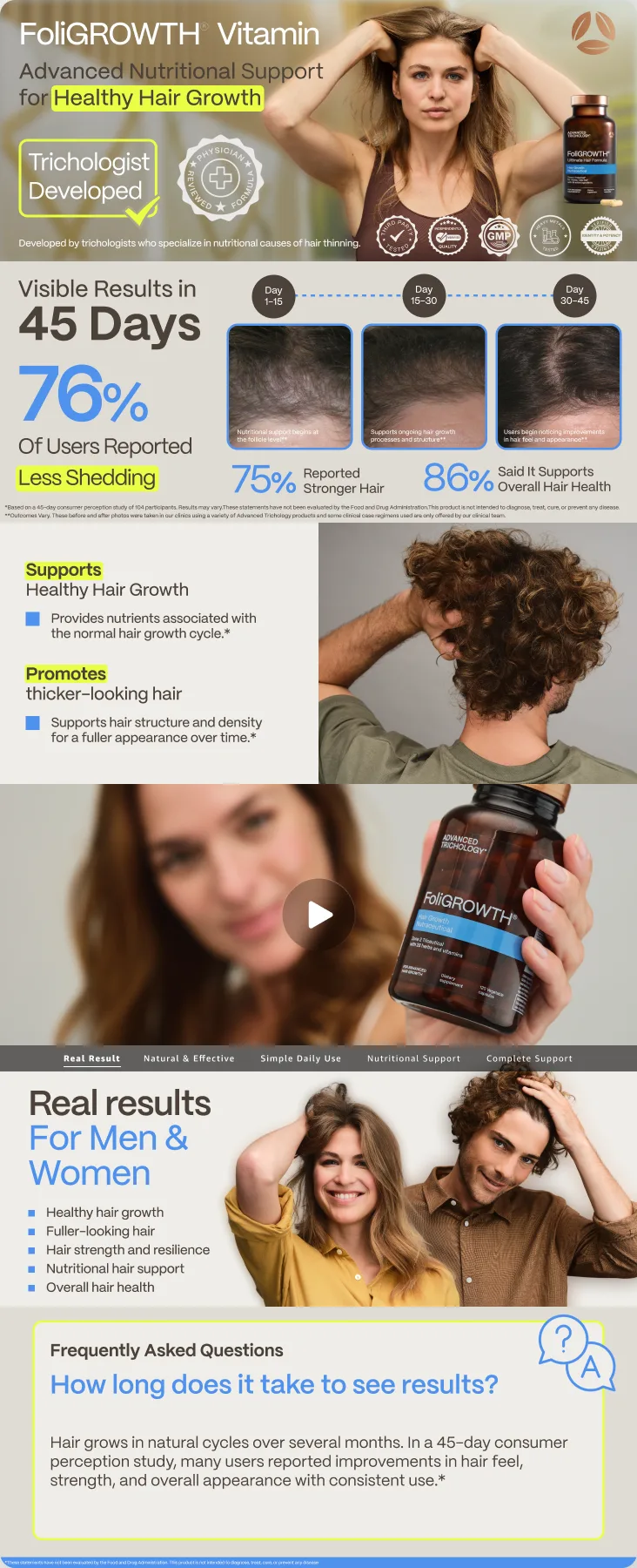 Advanced Trichology — Amazon creative by AMZPRO